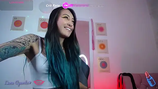 LunaAponte online show from February 24, 2026, 1:36 am