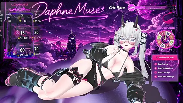 Muse Daphne online show from March 12, 2026, 8:04 pm