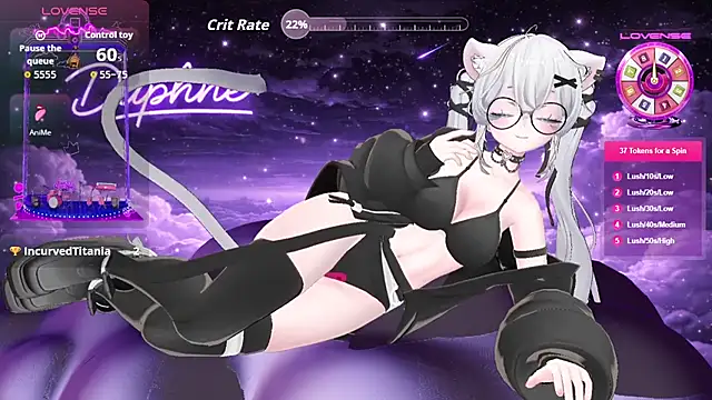 Muse Daphne online show from April 14, 2026, 8:04 pm