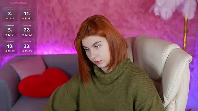 GingerPinky online show from March 12, 2026, 7:25 am