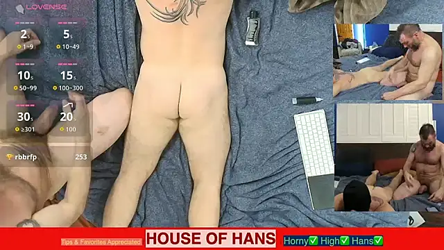 Snapshot of HouseOfHans chatting on January 31, 2026, 7:11 pm HouseOfHans online show from January 31, 2026, 7:11 pm