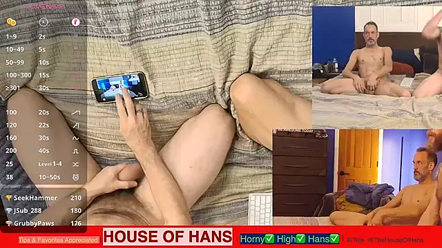 Snapshot of HouseOfHans chatting on February 10, 2026, 8:35 pm HouseOfHans online show from February 10, 2026, 8:35 pm