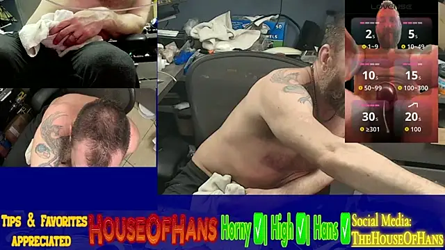 HouseOfHans online show from March 31, 2026, 10:54 pm