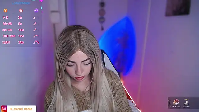 channel blondee online show from March 13, 2026, 8:26 pm