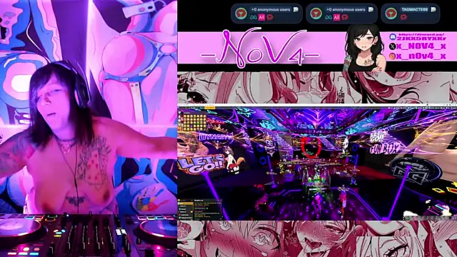 -N0V4- online show from April 12, 2026, 10:04 pm