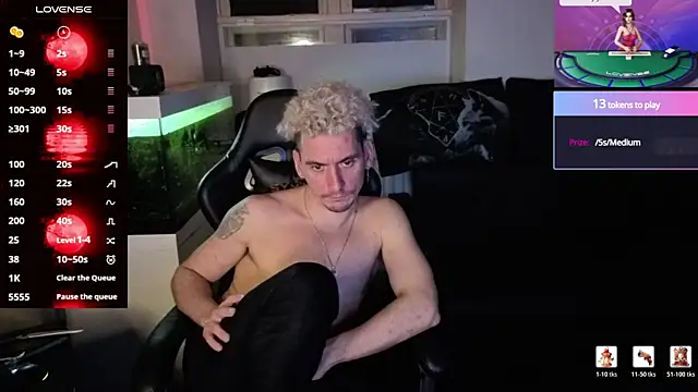 Rayzel White online show from June 21, 2026, 2:03 am