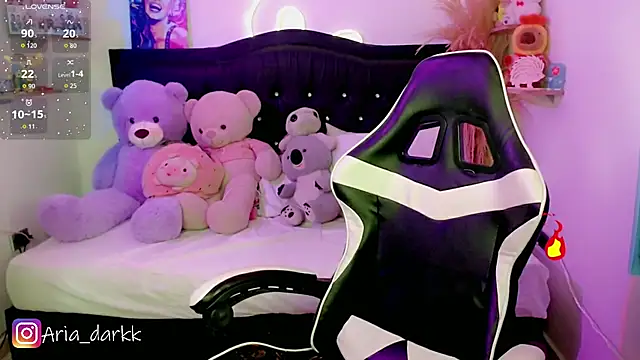 AriaDark online show from February 8, 2026, 10:02 pm