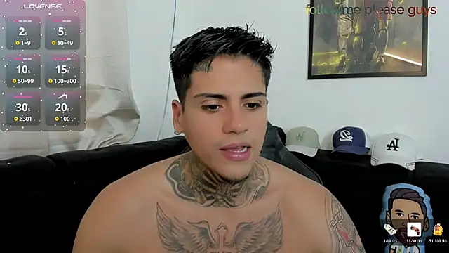 sweetlatinoboy online show from April 26, 2026, 9:23 pm