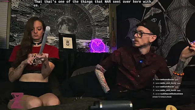 Snapshot of webzandkordz chatting on July 8, 2026, 8:08 am webzandkordz online show from July 8, 2026, 8:08 am