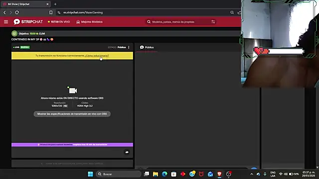 Snapshot of VazacGaming chatting on March 28, 2026, 11:37 pm VazacGaming online show from March 28, 2026, 11:37 pm
