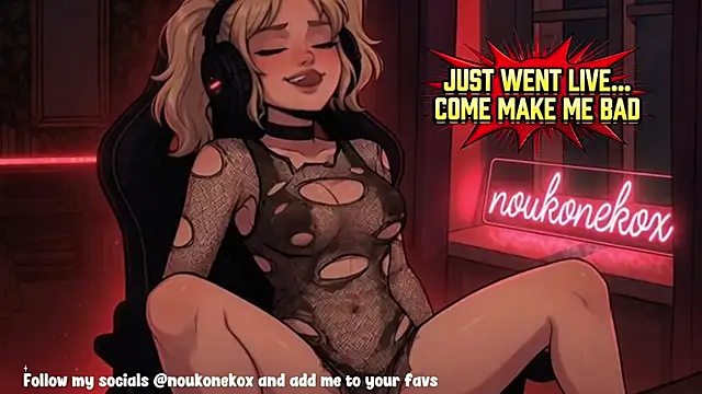 noukonekox online show from July 11, 2026, 12:30 pm
