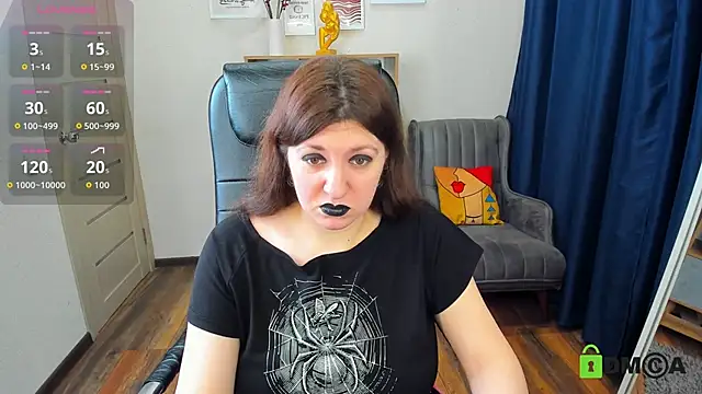 Black Black Rose online show from November 8, 2025, 8:40 pm