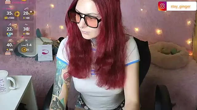 Snapshot of Ginger_Stay chatting on January 22, 2025, 4:12 pm Ginger Stay online show from January 22, 2025, 4:12 pm