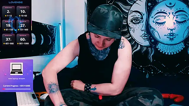 Marieblueeyes online show from February 19, 2026, 12:50 am