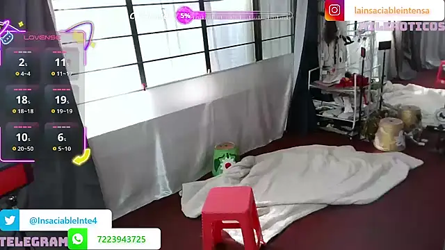 LaInsaciableIntensa online show from November 21, 2025, 5:11 pm