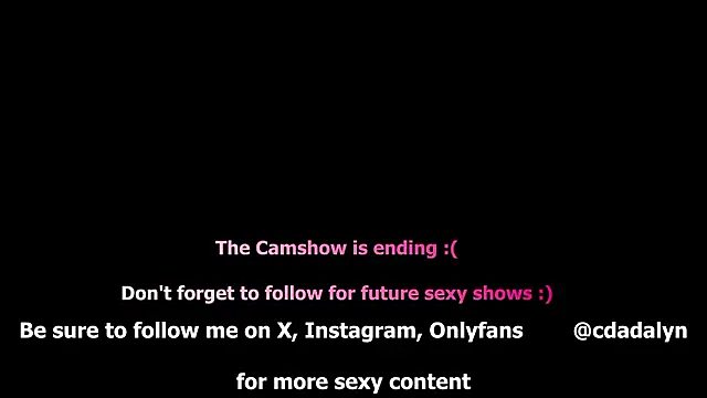 CDAdalyn online show from February 9, 2026, 11:58 am