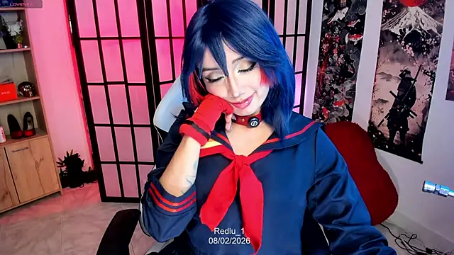 Snapshot of Redlu_1 chatting on February 8, 2026, 11:19 pm Redlu 1 online show from February 8, 2026, 11:19 pm