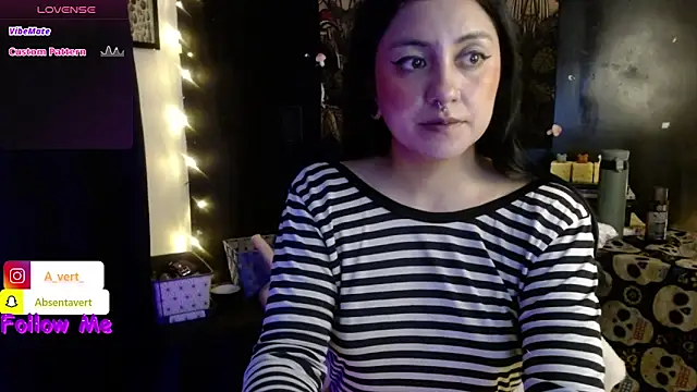 Snapshot of AbsentaVert chatting on January 7, 2025, 11:45 pm AbsentaVert online show from January 7, 2025, 11:45 pm