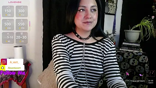 Snapshot of AbsentaVert chatting on January 24, 2025, 12:20 am AbsentaVert online show from January 24, 2025, 12:20 am