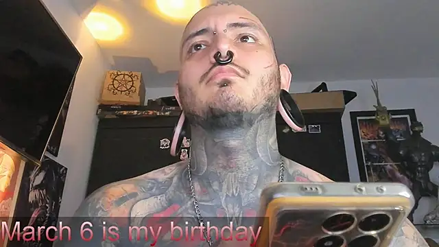 DEATHINK666XX online show from March 3, 2025, 7:49 pm