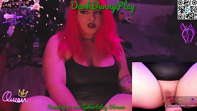 DarkBunnyPlay online show from May 8, 2026, 6:57 pm