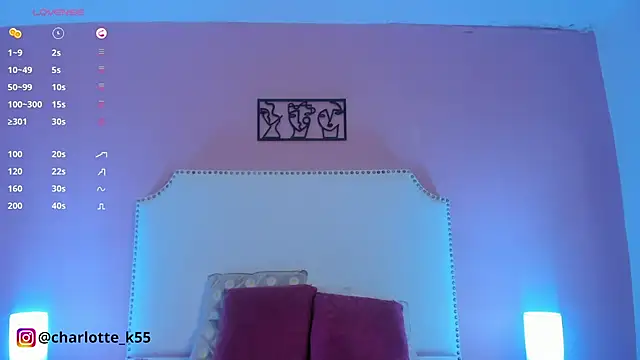 charlotte kisss online show from January 9, 2025, 8:01 pm