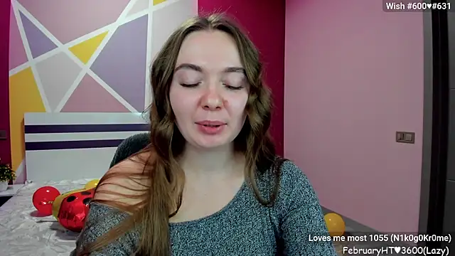 LizaGost online show from February 9, 2025, 3:45 pm